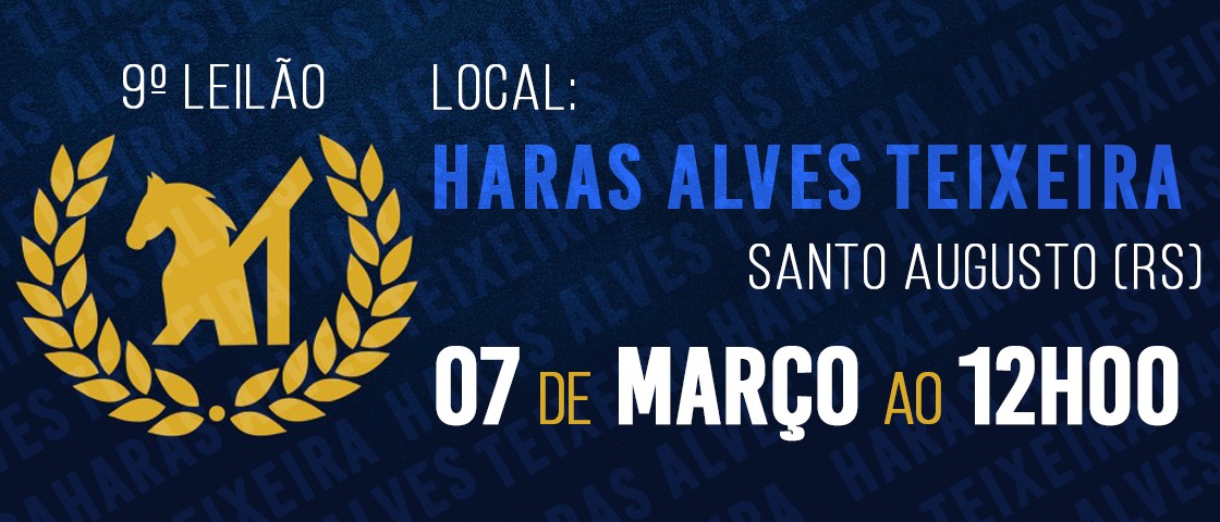 Slide LEILÃO HARAS ALVES TEIXEIRA 2026